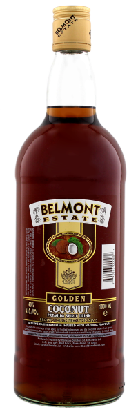 Belmont Estate Gold Coconut Rum, 1 L, 40%