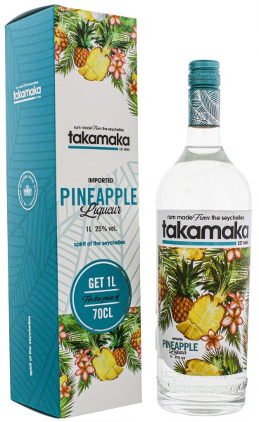 Takamaka Pineapple Liqueur, 1,0L 25%