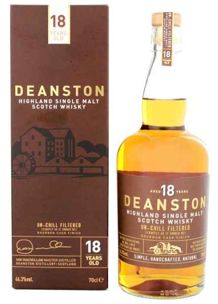 Deanston 18 Jahre Malt Whisky 0,7L 46,3%