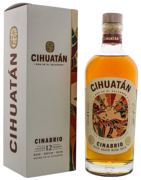 Ron de El Salvador Cihuatan Cinabrio Aged Rum 12 Jahre 0,7L 40%
