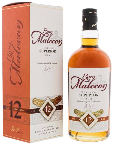 Malecon Rum Reserva Superior 12 Jahre, 0,7 L, 40%