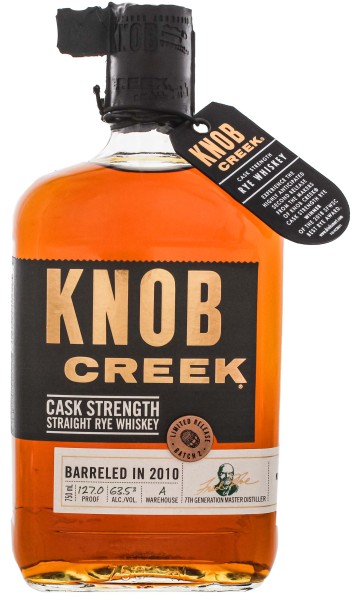 Knob Creek Cask Strength Straight Rye Whiskey 0,7L 63,5%
