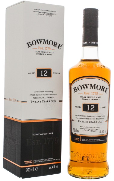 Bowmore Islay Single Malt Whisky 12 Jahre 0,7L 40%