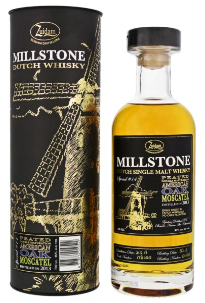 Zuidam Millstone Single Malt Whisky American Oak Moscatel 5 Jahre 0,7L 46%