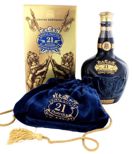 Chivas Royal Salute Blended Scotch Whisky 21 Jahre, 0,7 L, 40%