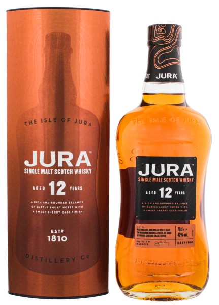 Isle of Jura 12 Jahre Single Malt Whisky 0,7L 40%