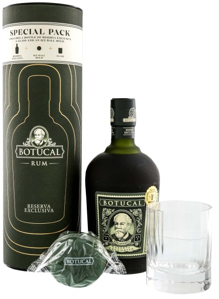 Botucal Rum Reserva Exclusiva inkl. Glas + Eiswürfelform 0,7 Liter 40%