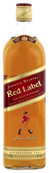 Johnnie Walker Blended Scotch Whisky Red Label, 1 L, 40%