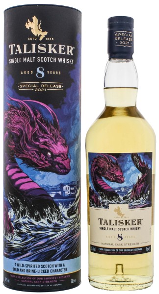 Talisker Single Malt Whisky 8 Jahre Special Release 2021 0,7L 59,7%