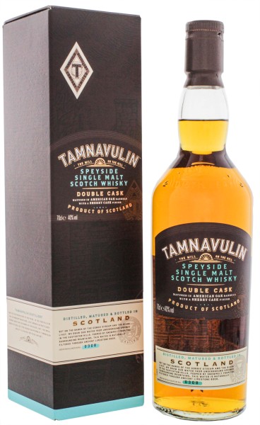 Tamnavullin Speyside Single Malt Whisky Double Cask 0,7L 40%
