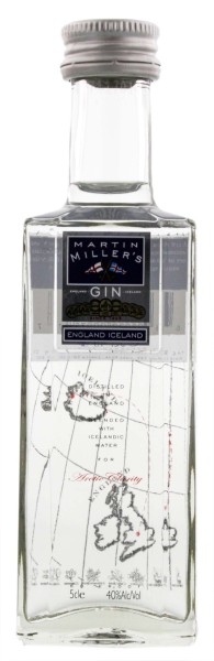 Martin Millers Dry Gin Miniature, 0,05 L, 40%
