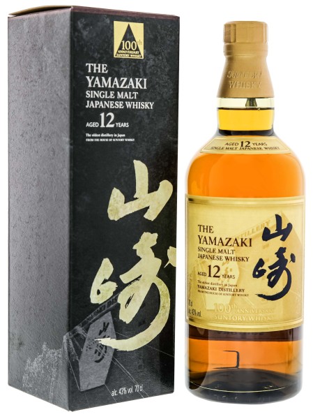 Yamazaki 12 Jahre Single Malt Whisky 100th Anniversary 0,7L 43