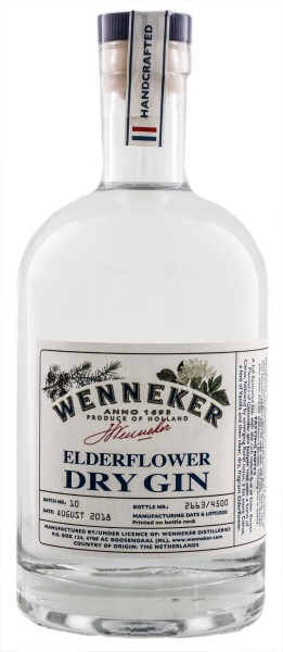 Wenneker Elderflower Dry Gin 0,7L 40%