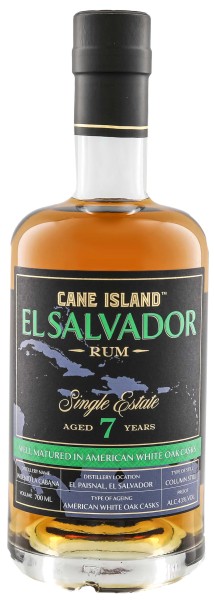 Cane Island El Salvador 7 Jahre Single Island Rum 0,7L 43%