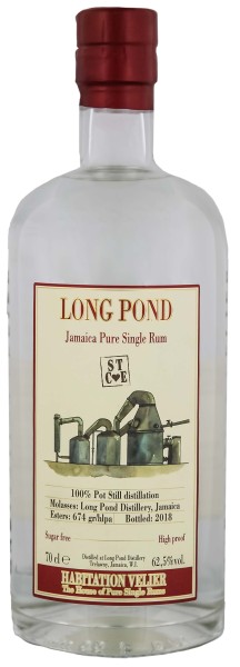Habitation Velier Long Pond STCE Jamaica Pure Single Pot Still Rum 0,7L 62,5%