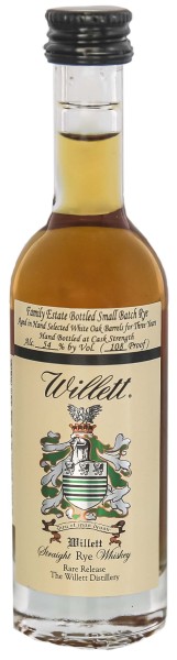 Willett Family Estate Rye Whiskey 3 Jahre 0,05L 54%