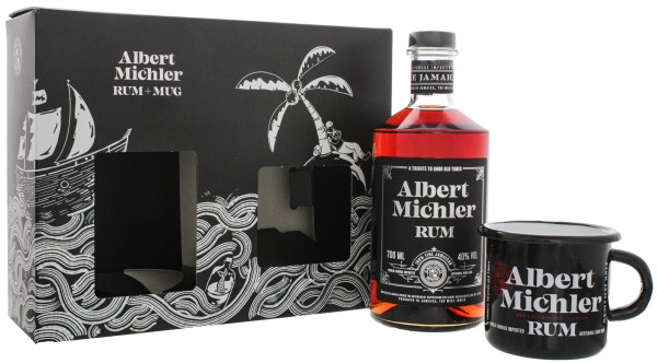 Michlers Jamaican Artisanal Dark Rum 0,7L 40% inkl. Tasse