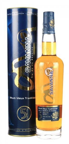 Savanna Rhum Vieux Traditionnel 5 Jahre 0,7L 43%
