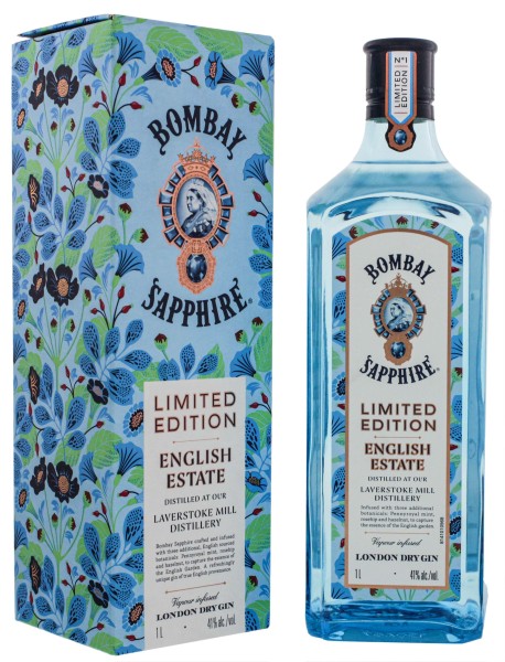 Bombay Sapphire Gin English Estate Limited Edition 1,0L 41%