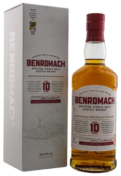 Benromach Single Malt Whisky 10 Jahre 0,7L 43%