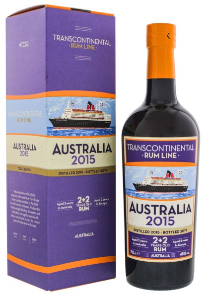 Transcontinental Rum Line Australia Rum 2015/2019 2+2 Jahre 0,7L 48%