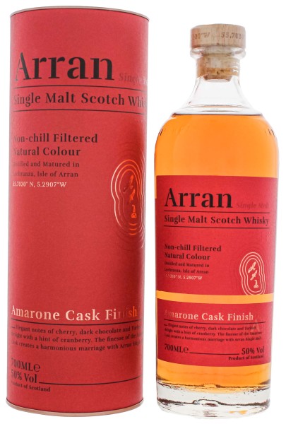 Arran Single Malt Whisky Amarone Finish 0,7L 50%