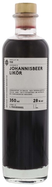 DSM No. 930 Apothekers Johannisbeerlikör 0,35L 28%
