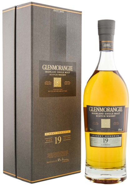 Glenmorangie Single Malt Whisky Finest Reserve 19 Jahre Highland 0,7L 43%
