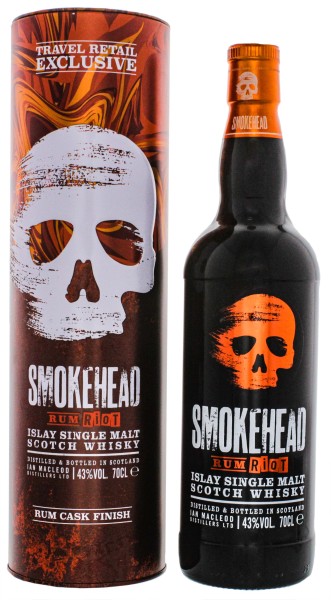 Smokehead Rum Riot Cask Finish Islay Single Malt Whisky 0,7L 43%