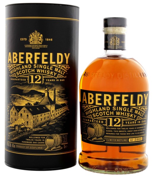 Aberfeldy 12 Jahre Single Malt Scotch Whisky 1,0L 40%