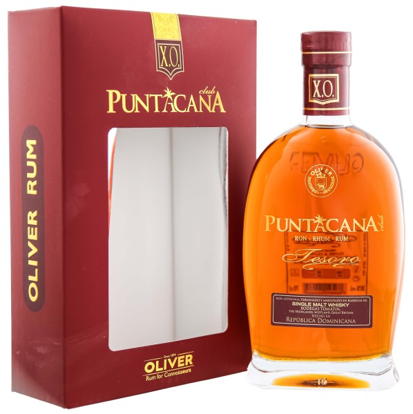 Puntacana Rum Tesoro 15 Jahre Malt Whisky Finish 0,7L 38%