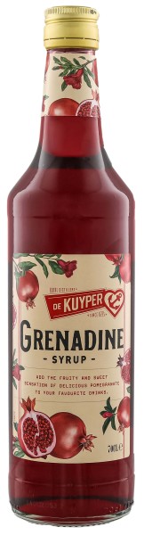 De Kuyper Grenadine Sirup, 0,7 L, alkoholfrei