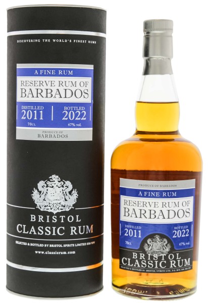 Bristol Fine Reserve Rum of Barbados 2011/2022 0,7L 47%