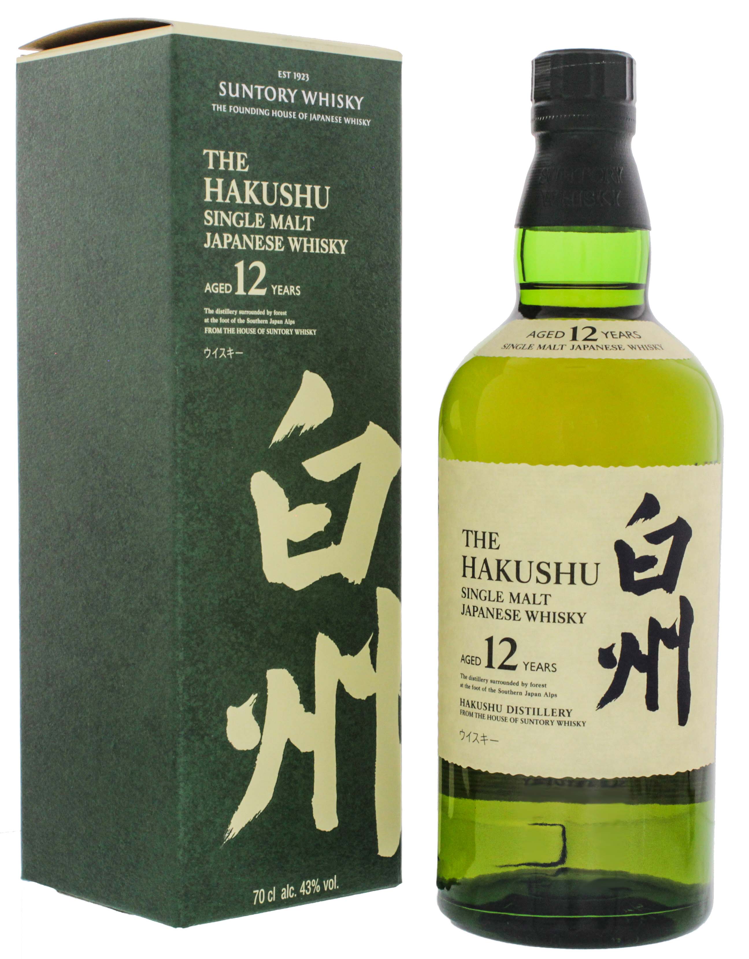 Hakushu Single Malt Whisky 12 Jahre, 0,7 L, 43 %