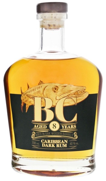BC 8 Jahre Caribbean Dark Rum 0,7L 40%