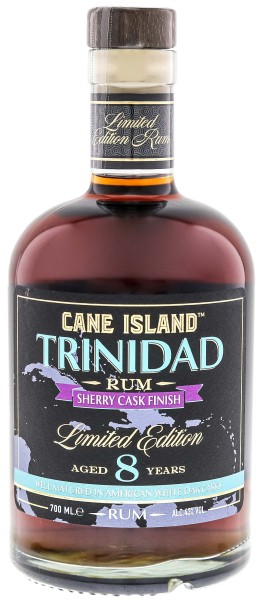 Cane Island Trinidad 8 Jahre Sherry Casked Finished Rum 0,7L 43%