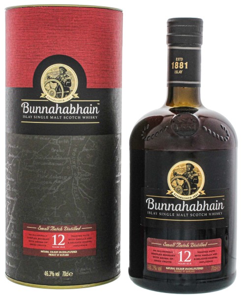 Bunnahabhain Single Malt Whisky 12 Jahre, 0,7 L, 46,3%