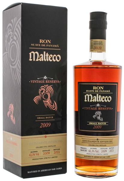 Malteco Rum Vintage Reserva 2009 0,7L 42,3%