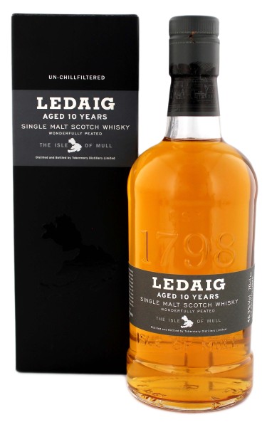 Ledaig Single Malt Whisky 10 Jahre, 0,7 L, 46,3%