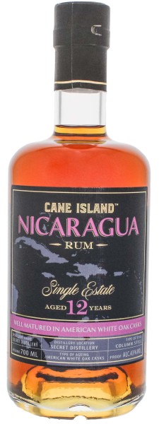 Cane Island Nicaragua 12 Jahre Single Estate Rum 0,7L 43%