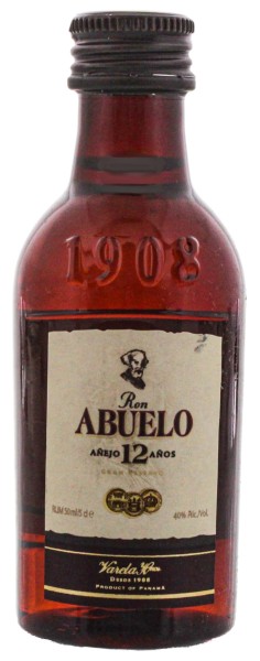 Abuelo Rum 12 Jahre Miniatur 0,05L 40%