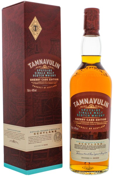Tamnavulin Speyside Single Malt Scotch Whisky Sherry Cask Edition 0,7L 40%