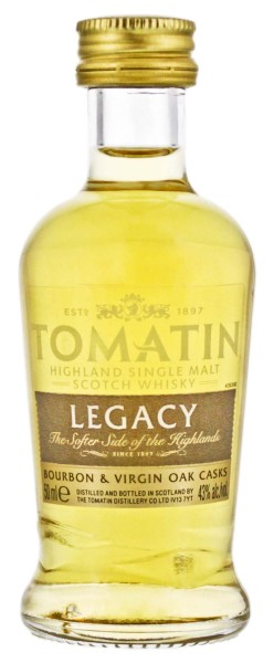 Tomatin Single Malt Whisky Legacy Miniatur 0,05L 43%