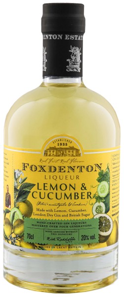 Foxdenton Lemon and Cucumber Liqueur 0,7L 20%