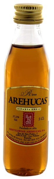 Arehucas Rum Dorado Oro 1 Years Old Miniature 0,05L 37,5%