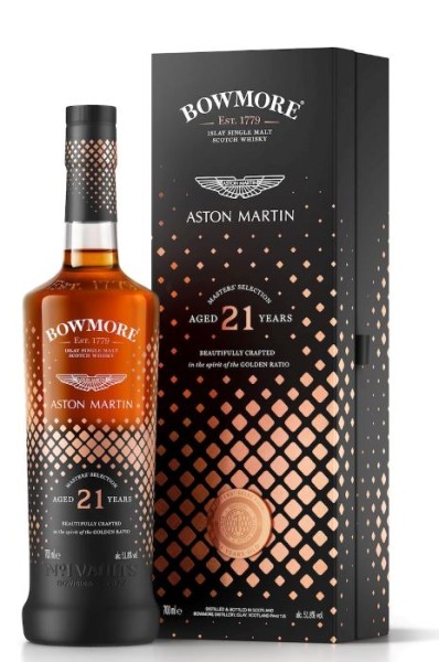 Bowmore Single Malt Whisky 21 Jahre Aston Martin Masters Selection 0,7L 51,8%