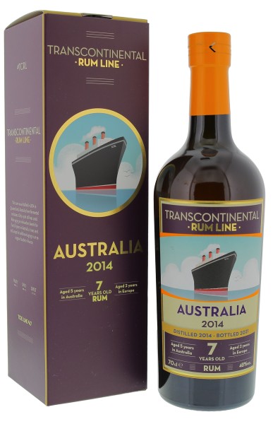 Transcontinental Rum Line Australia Rum 7 Jahre 2014/2021 0,7L 48%
