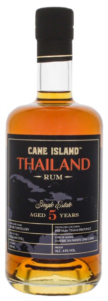 Cane Island Thailand 5 Jahre Single Estate Rum 0,7L 40%