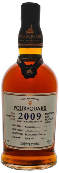 Foursquare Rum 2009 Cask Strength 0,7L 60%